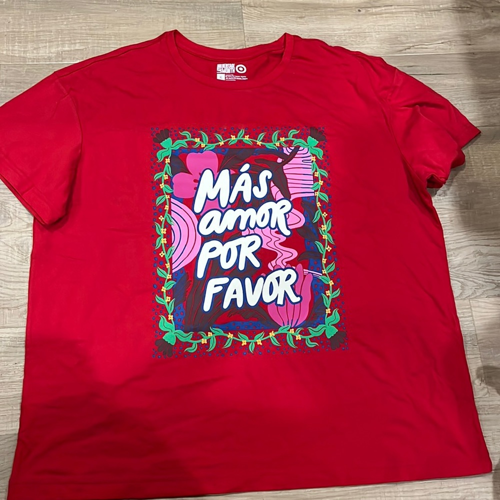 Latin heritage month red MENS tshirt XL